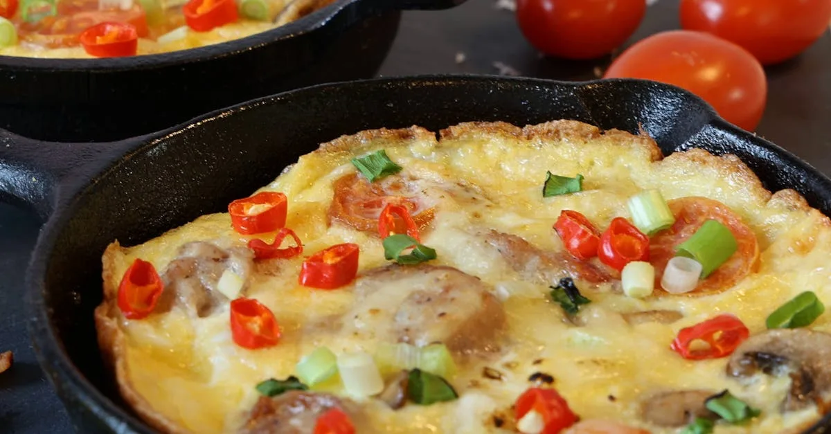 découvrez la frittata, une délicieuse omelette italienne aux légumes, fromages et herbes, facile à préparer pour un repas savoureux et convivial.